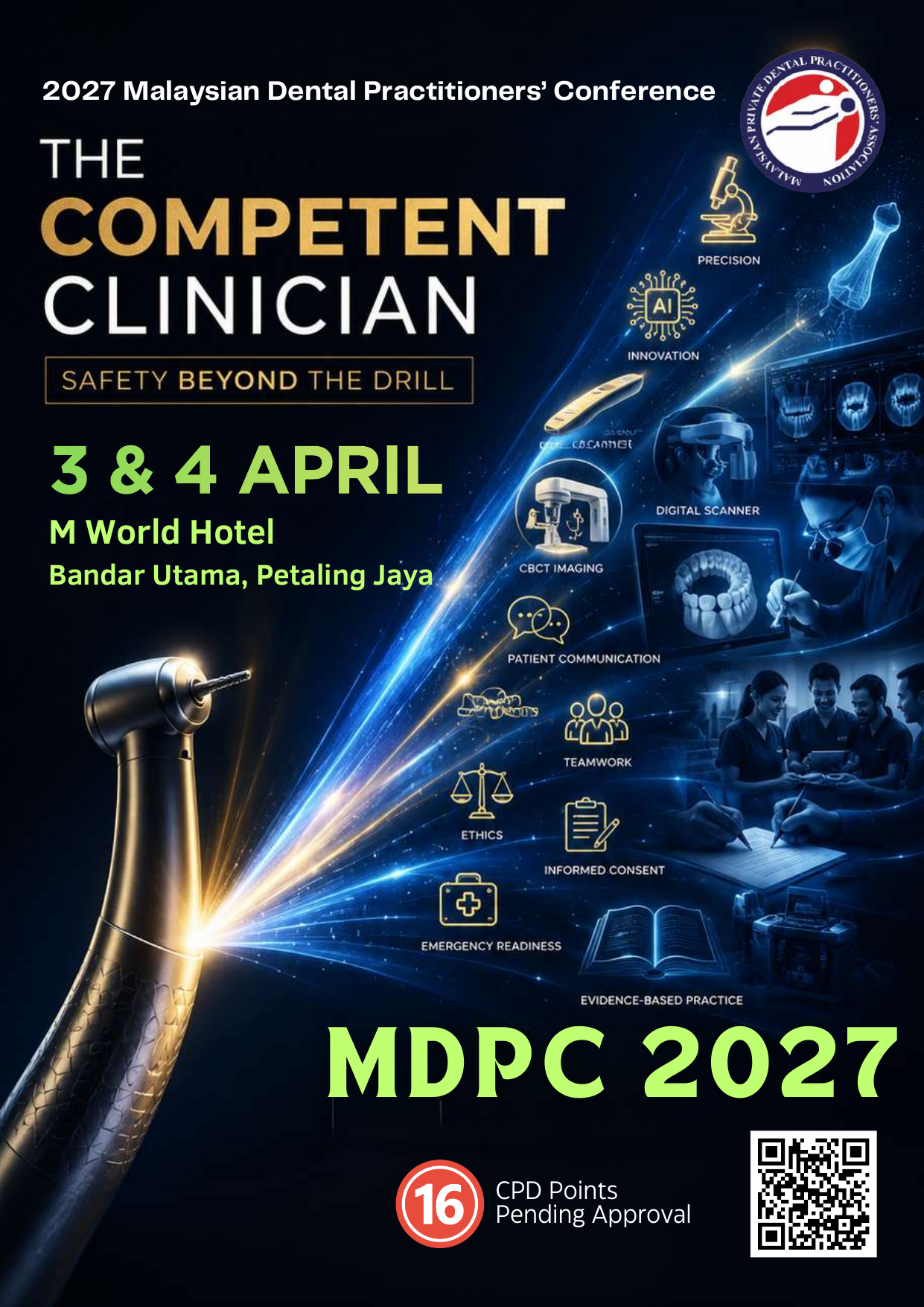 MDPC 2027 The Competent Clinician event poster